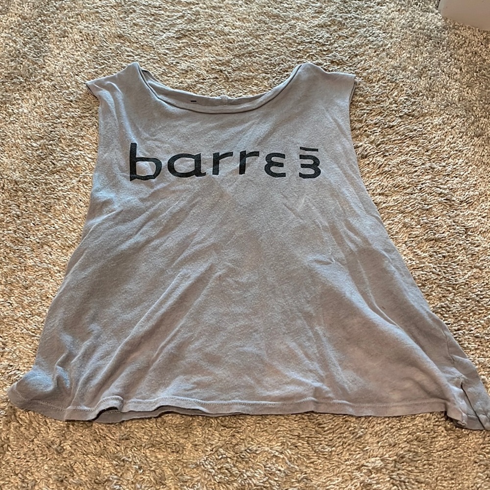 Barre3 crop muscle tank - minor pilling/regular wear